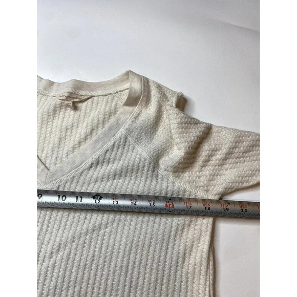 Soft Surroundings Thermal Top Knit small Embroidered Soutache Cuffs - Picture 6 of 8